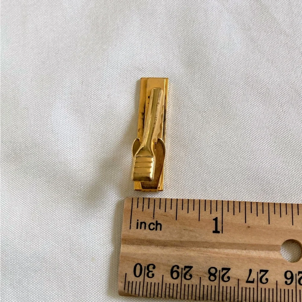 Vintage Tie Clip, VINTAGE GOLD TONE